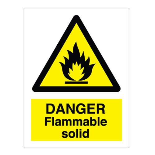 Flammable Solid Sign (20002V)